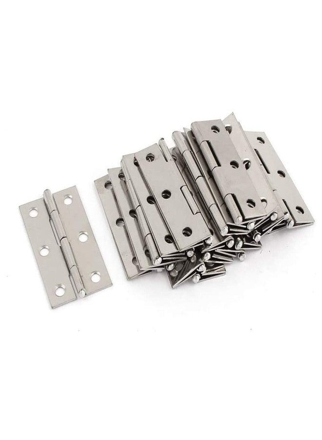 MEDBUDDY Stainless Steel 2 Inch Door Hinge I Butt Hinge 2 Inch Pack of 6 Pcs I Heavy Duty SS Kabza- Door Hardware| Premium Door Hinges for Wooden Doors - Image 1